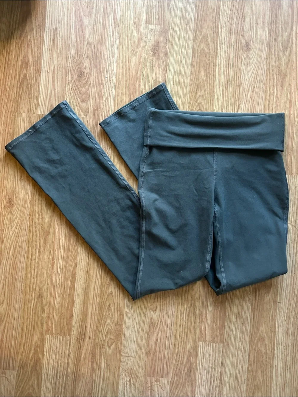 Alo Fold Over Flare Leggings